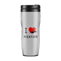 Thumbnail for I Love Aviation Designed Travel Mugs