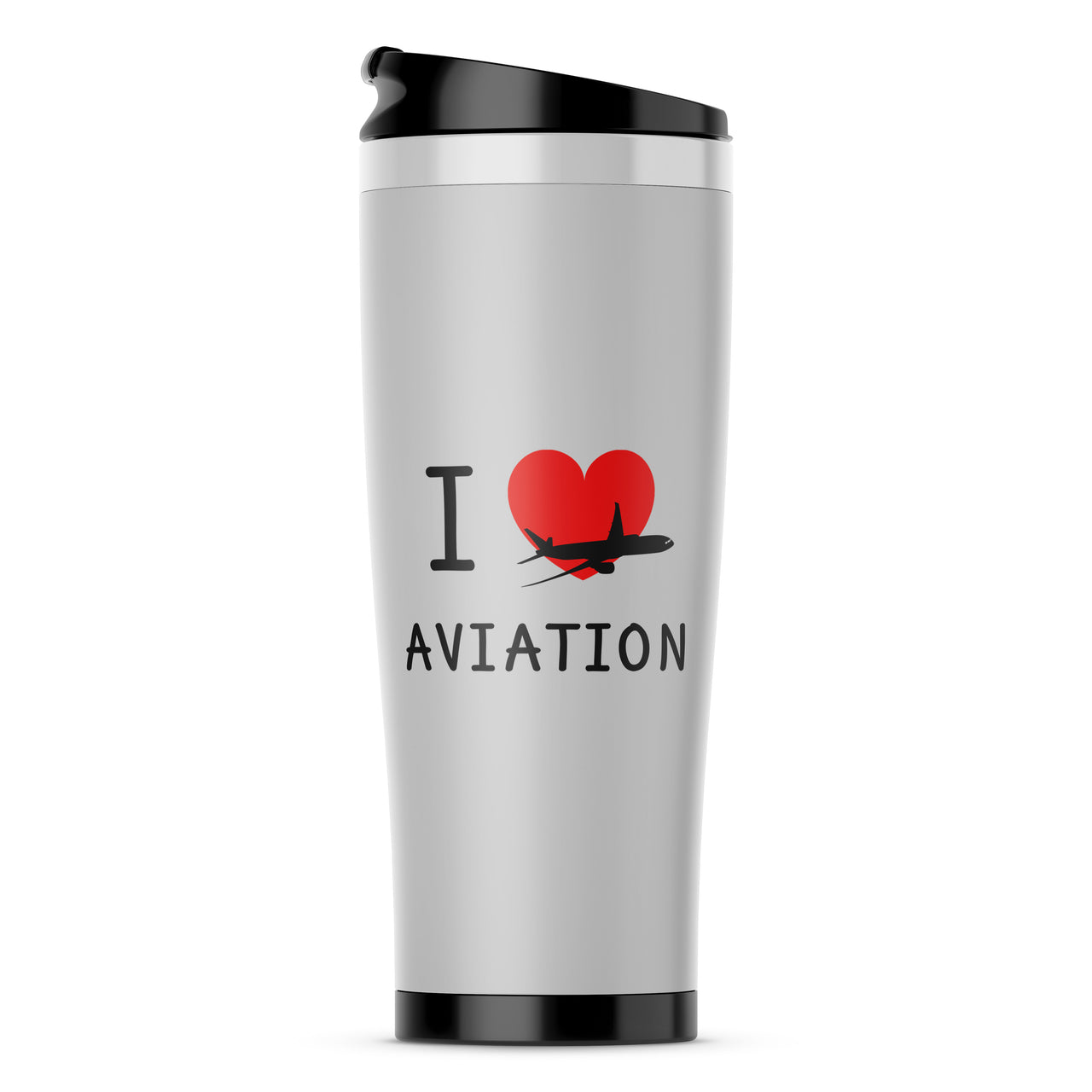 I Love Aviation Designed Travel Mugs
