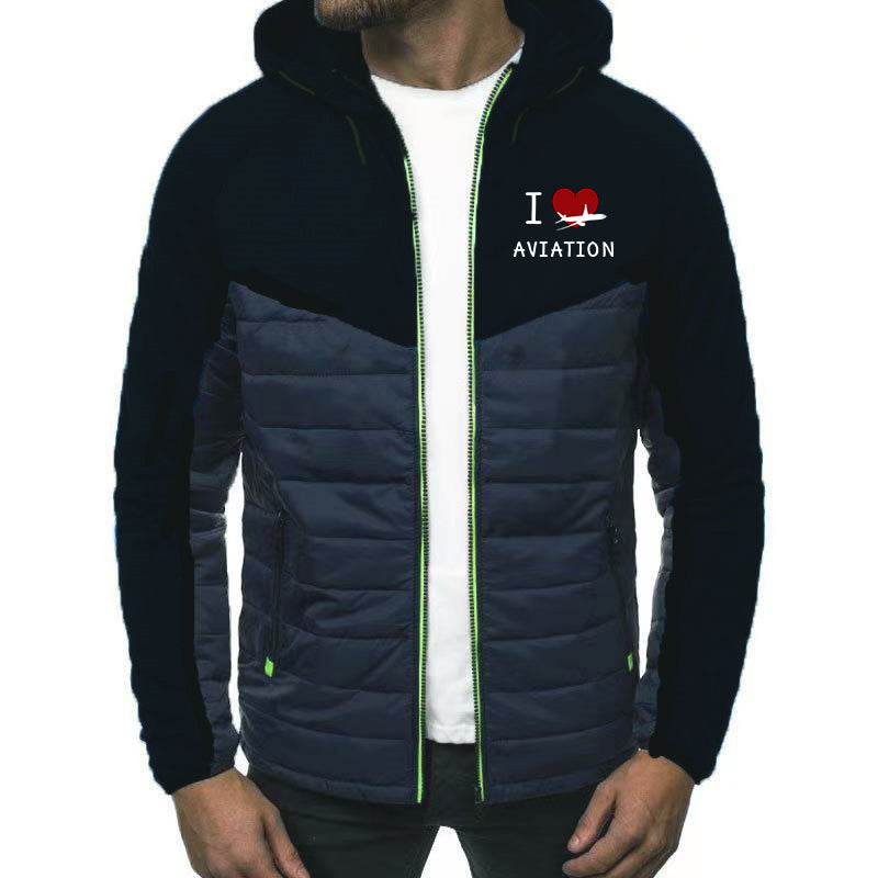I Love Aviation Designed Sportive Jackets