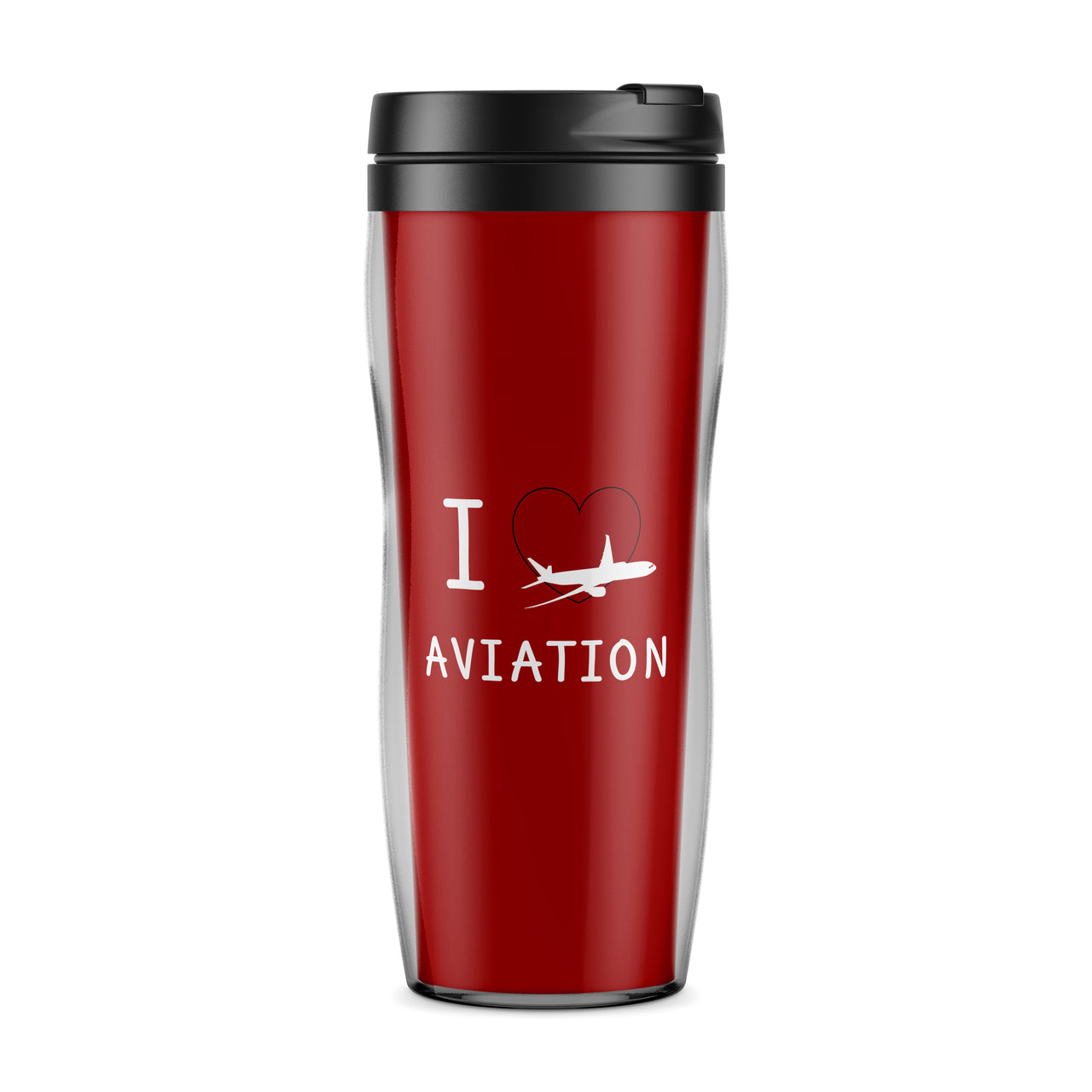 I Love Aviation Designed Travel Mugs