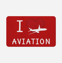 Thumbnail for I Love Aviation Designed Bath Mats
