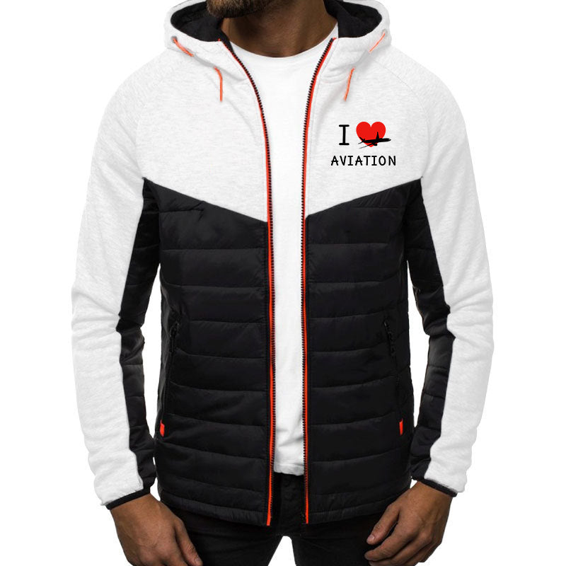 I Love Aviation Designed Sportive Jackets
