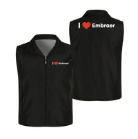 Thumbnail for I Love Embraer Designed Thin Style Vests