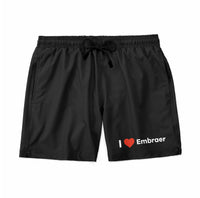 Thumbnail for I Love Embraer Designed Swim Trunks & Shorts