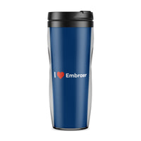Thumbnail for I Love Embraer Designed Travel Mugs