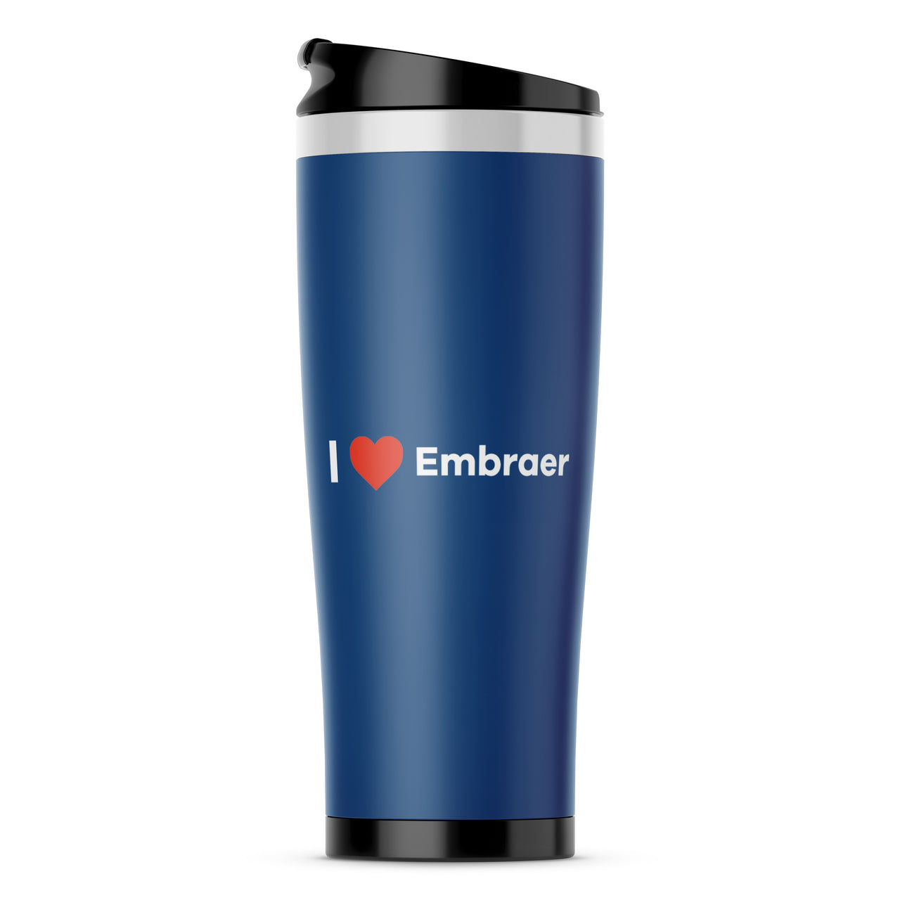 I Love Embraer Designed Travel Mugs