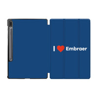 Thumbnail for I Love Embraer Designed Samsung Tablet Cases