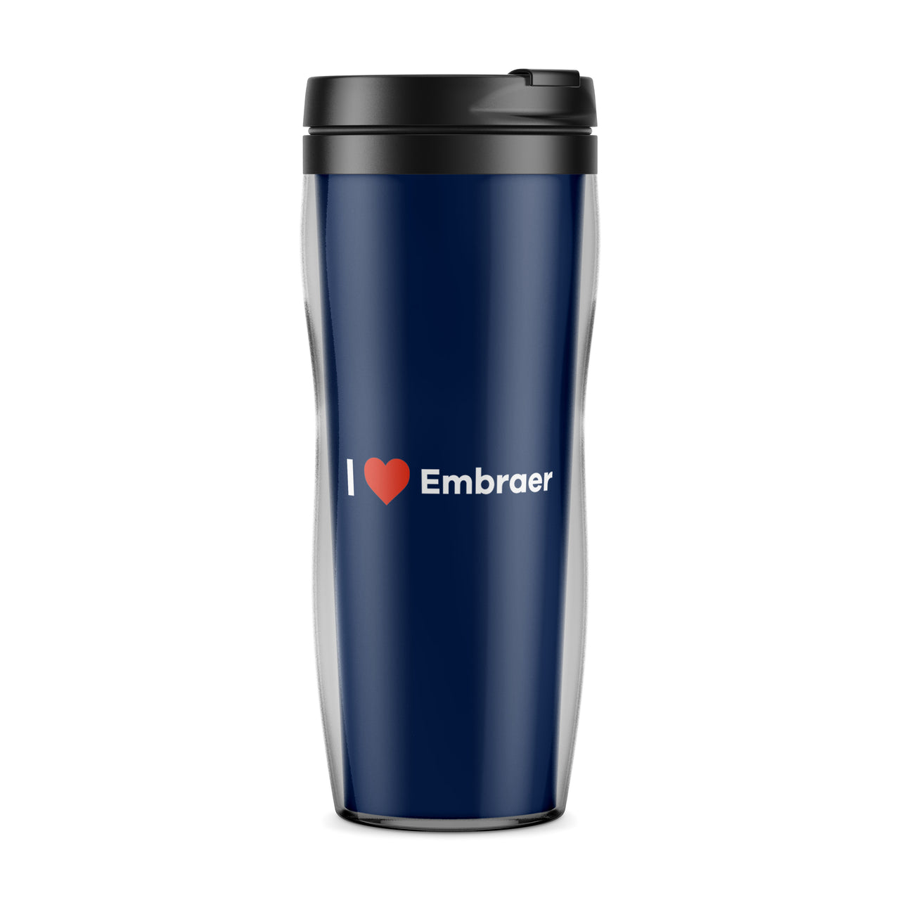 I Love Embraer Designed Travel Mugs