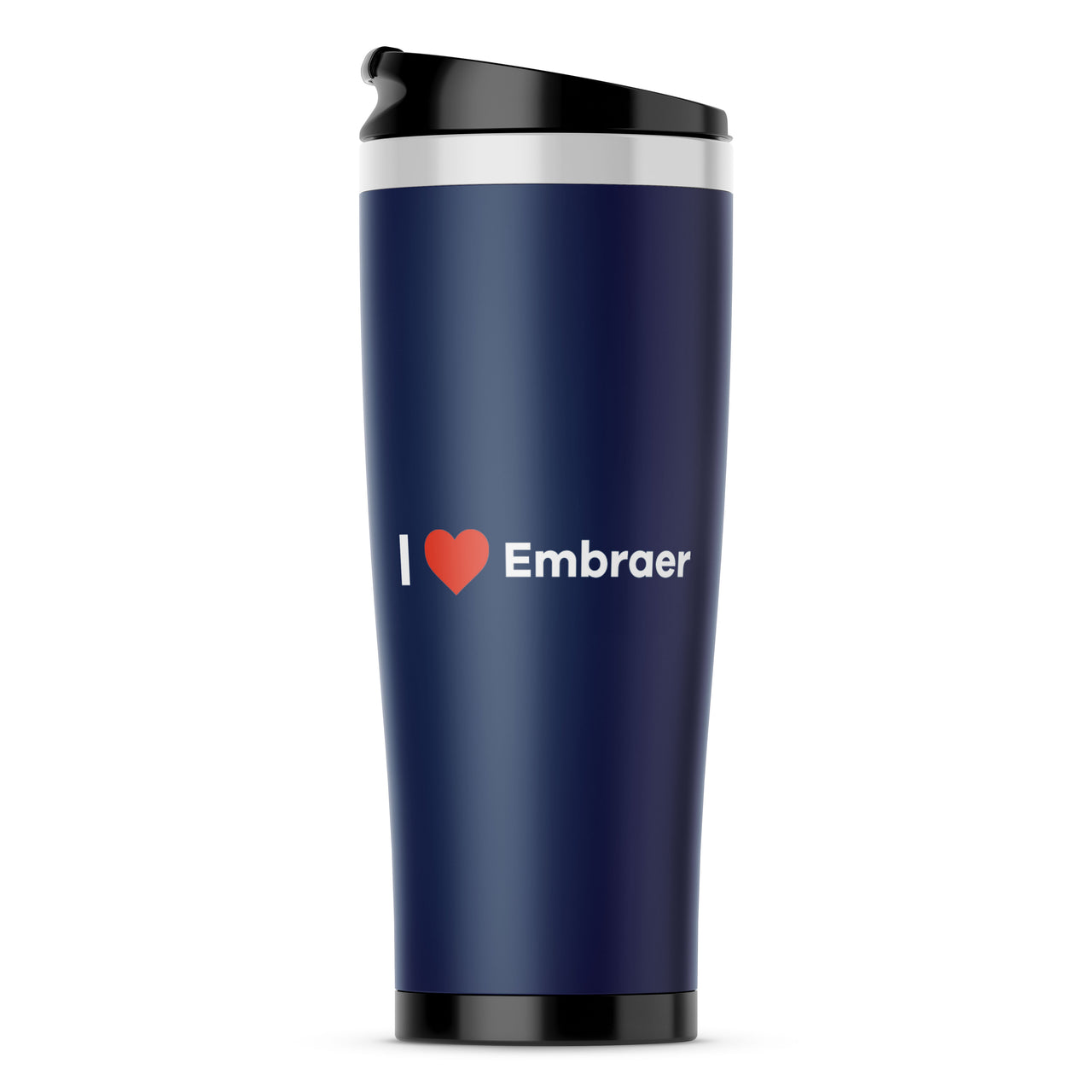 I Love Embraer Designed Travel Mugs