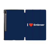 Thumbnail for I Love Embraer Designed Samsung Tablet Cases
