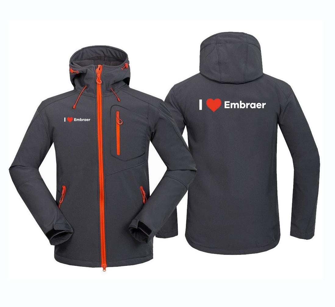 I Love Embraer Polar Style Jackets