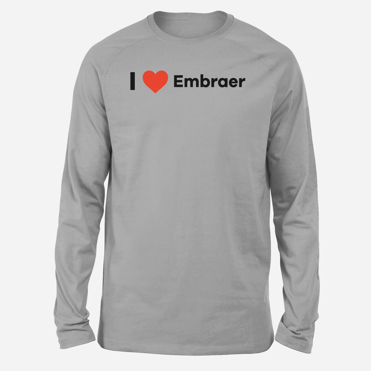 I Love Embraer Designed Long-Sleeve T-Shirts