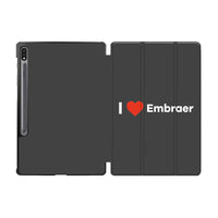 Thumbnail for I Love Embraer Designed Samsung Tablet Cases