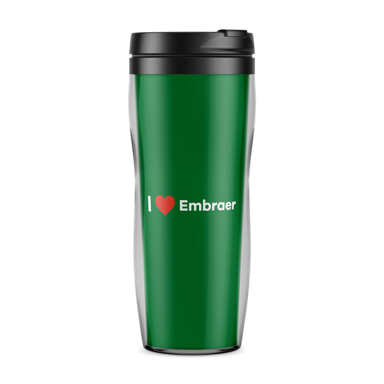I Love Embraer Designed Travel Mugs