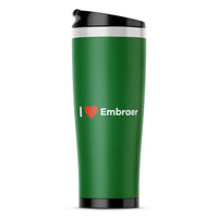 Thumbnail for I Love Embraer Designed Travel Mugs