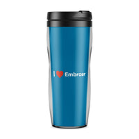 Thumbnail for I Love Embraer Designed Travel Mugs