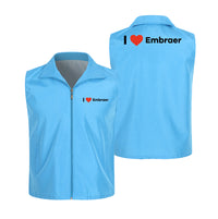 Thumbnail for I Love Embraer Designed Thin Style Vests