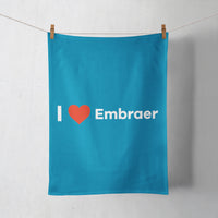 Thumbnail for I Love Embraer Designed Towels