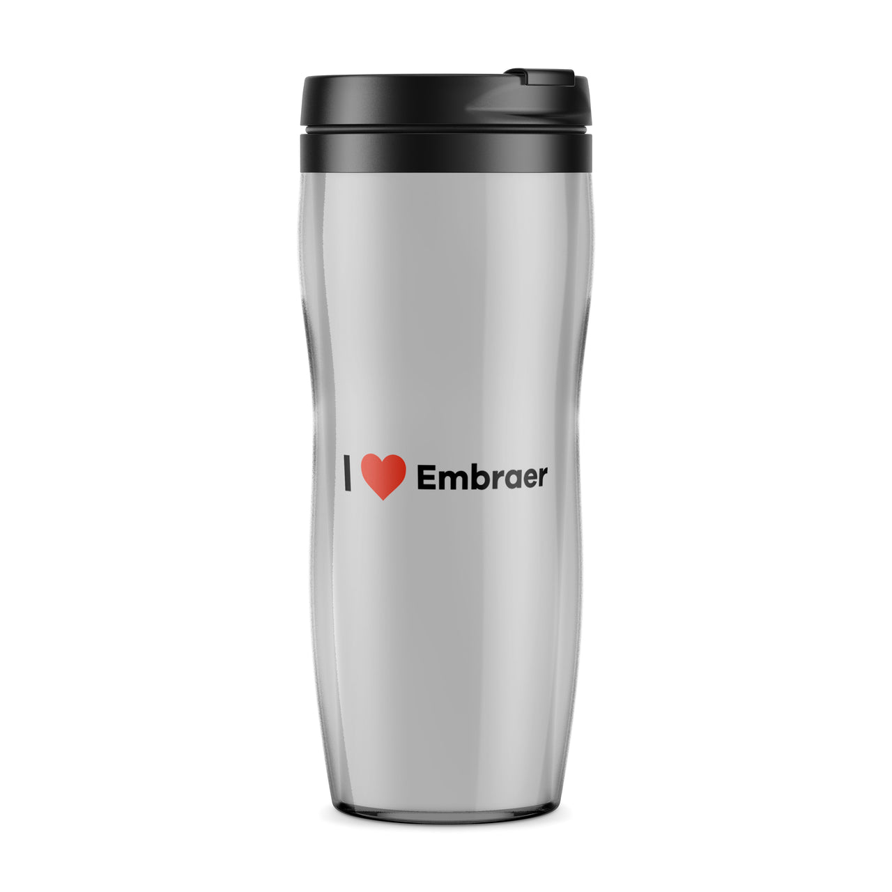 I Love Embraer Designed Travel Mugs