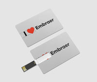 Thumbnail for I Love Embraer Designed USB Cards