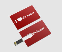 Thumbnail for I Love Embraer Designed USB Cards