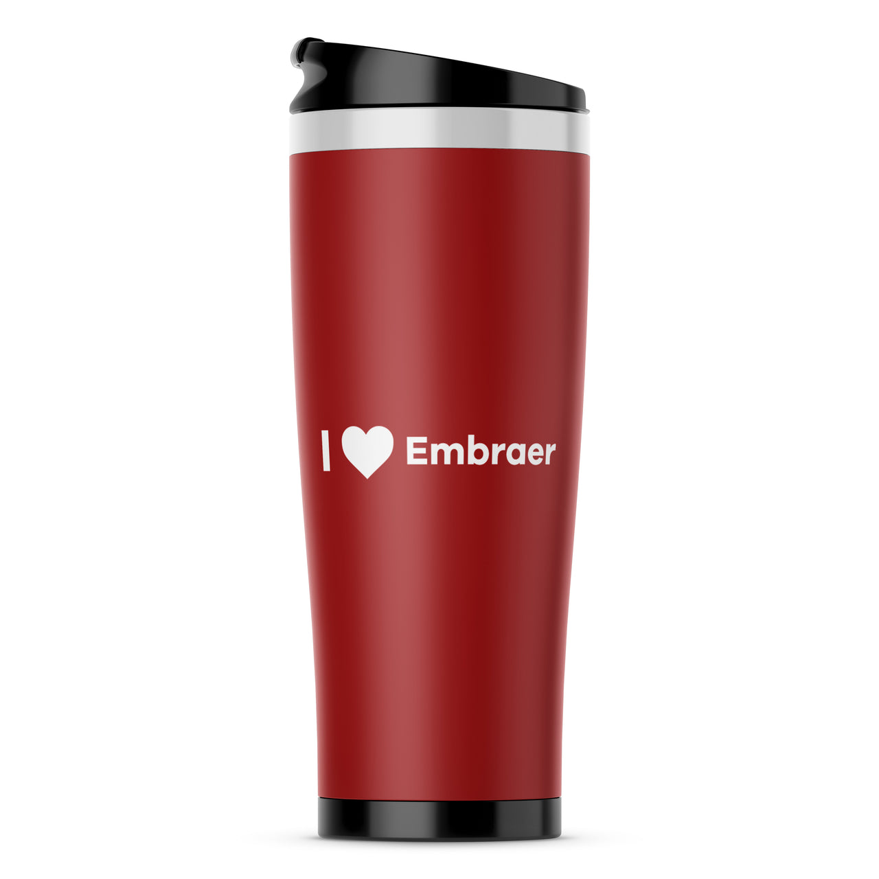 I Love Embraer Designed Travel Mugs
