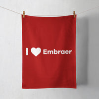 Thumbnail for I Love Embraer Designed Towels