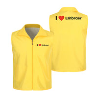 Thumbnail for I Love Embraer Designed Thin Style Vests