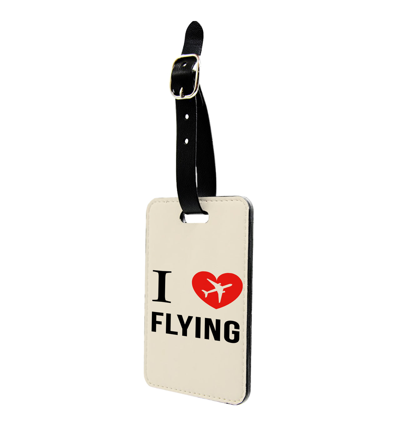 I Love Flying Designed Luggage Tag