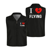 Thumbnail for I Love Flying Designed Thin Style Vests