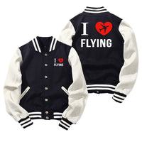 Thumbnail for I Love Flying Designed Baseball Style Jackets