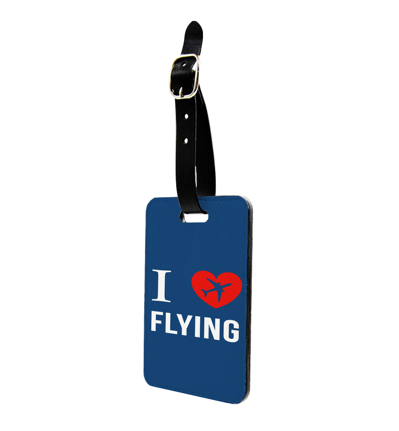I Love Flying Designed Luggage Tag