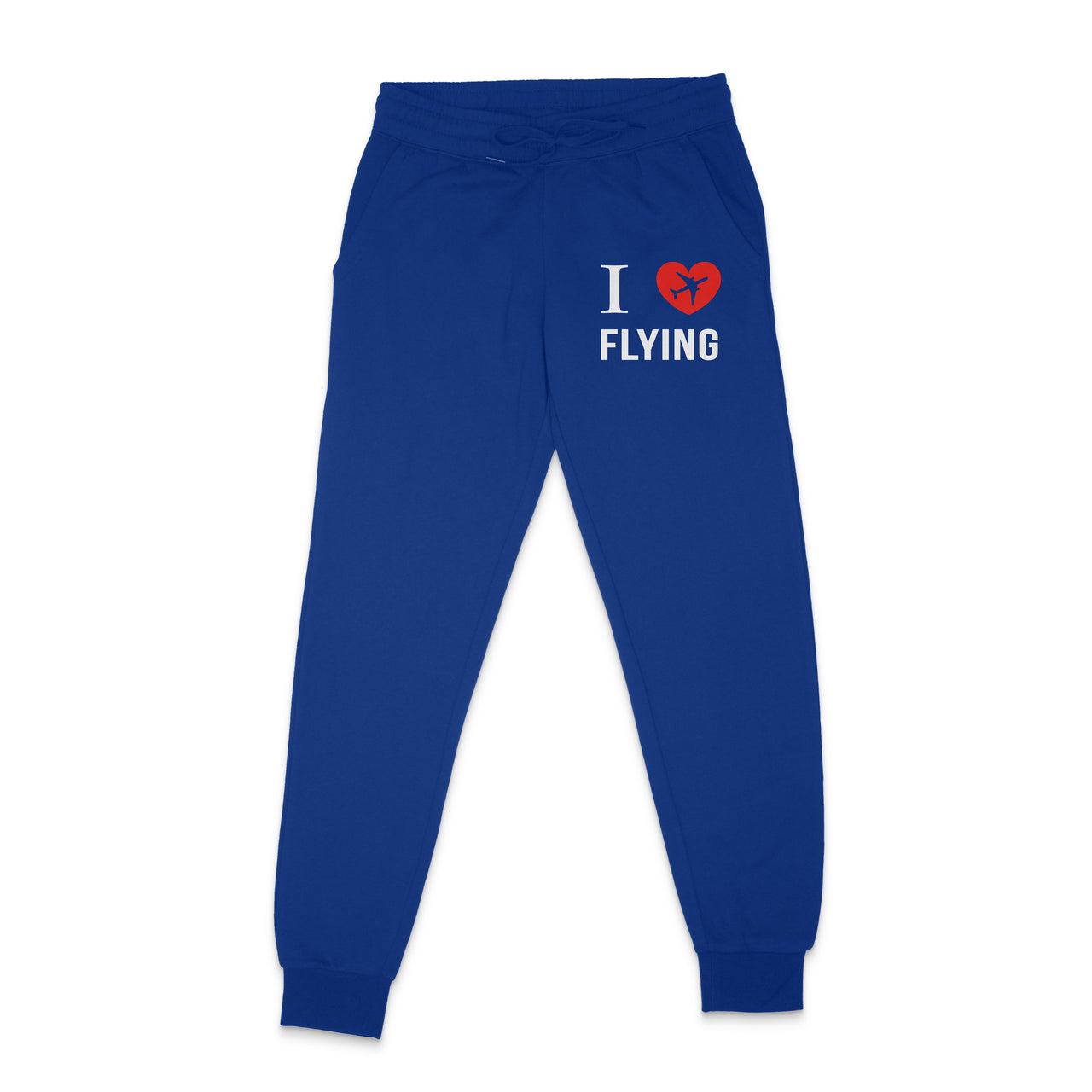 I Love Flying Designed Sweatpants