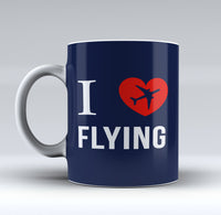 Thumbnail for I Love Flying Designed Mugs