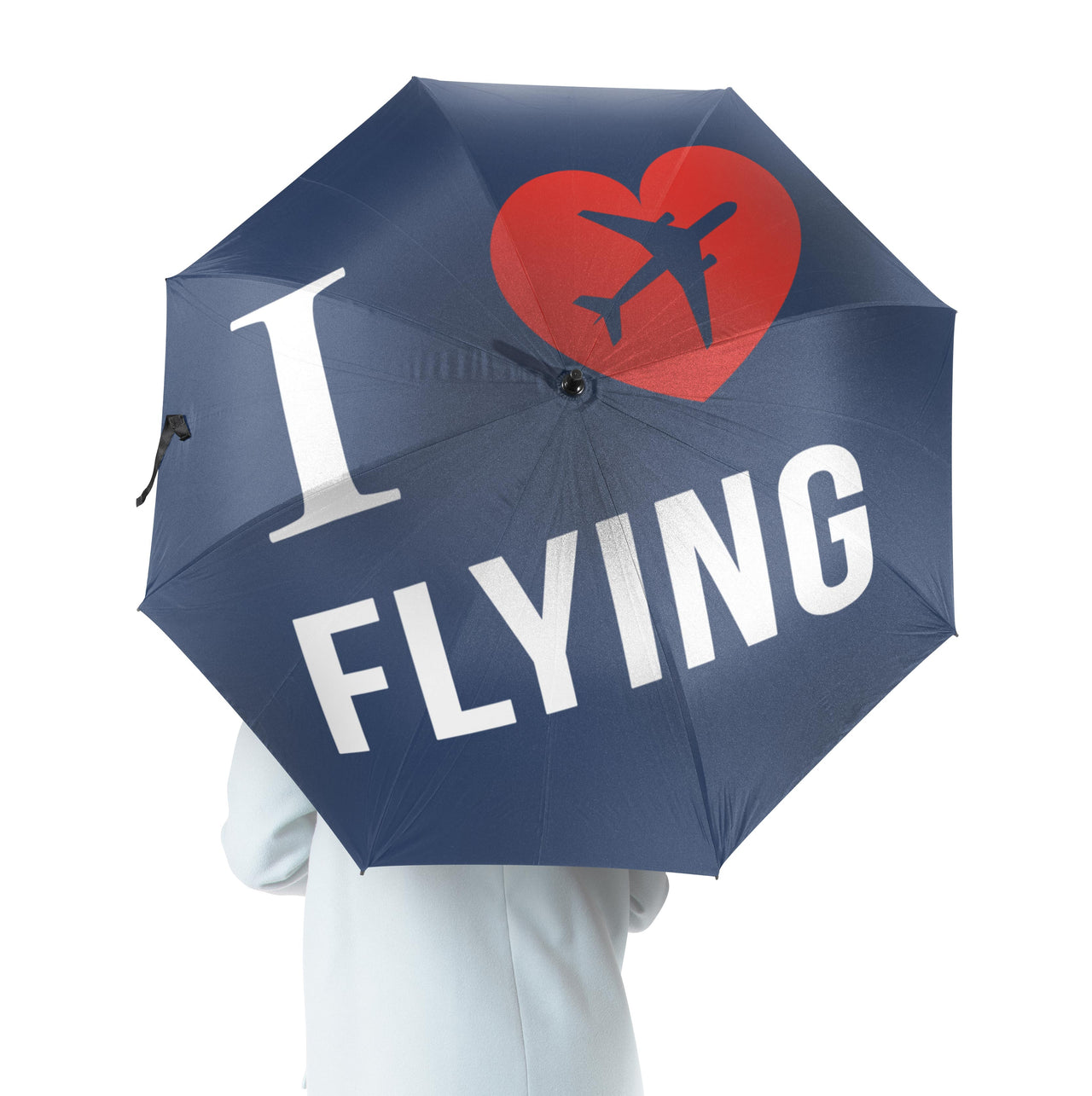 I Love Flying Designed Umbrella
