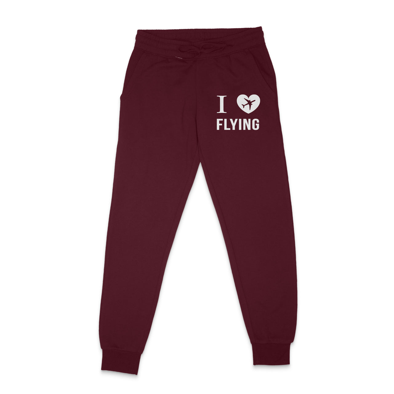 I Love Flying Designed Sweatpants