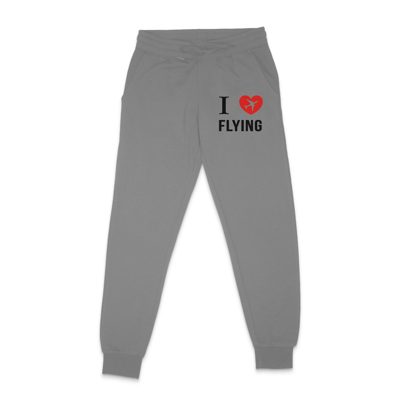I Love Flying Designed Sweatpants