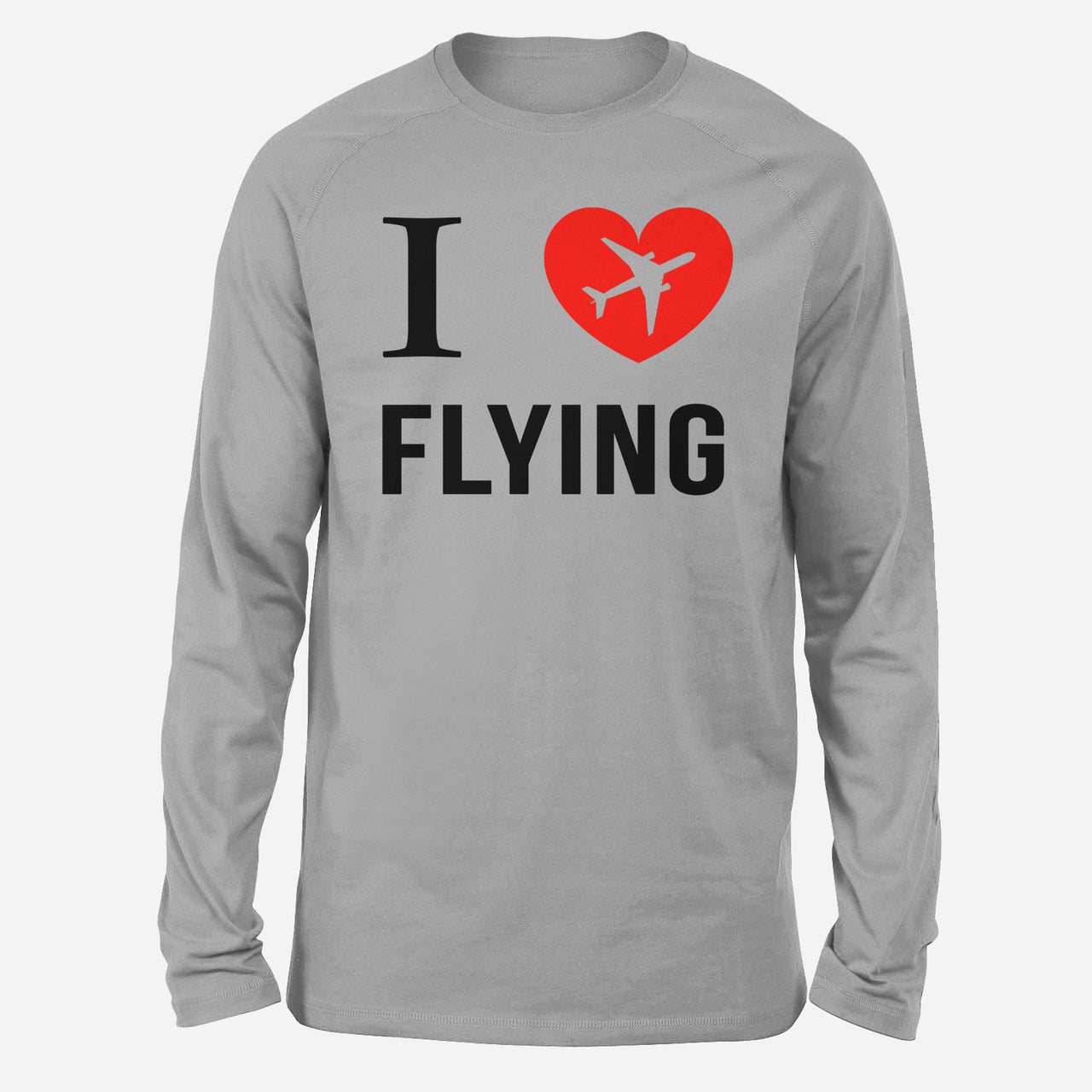 I Love Flying Designed Long-Sleeve T-Shirts