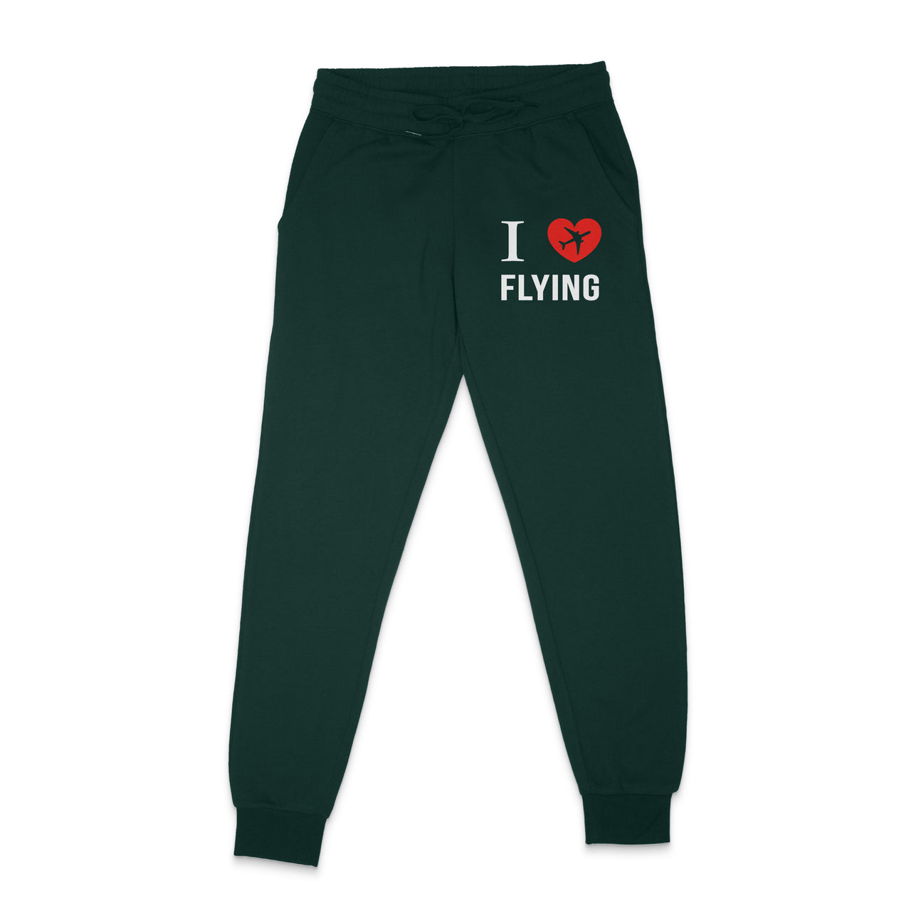 I Love Flying Designed Sweatpants