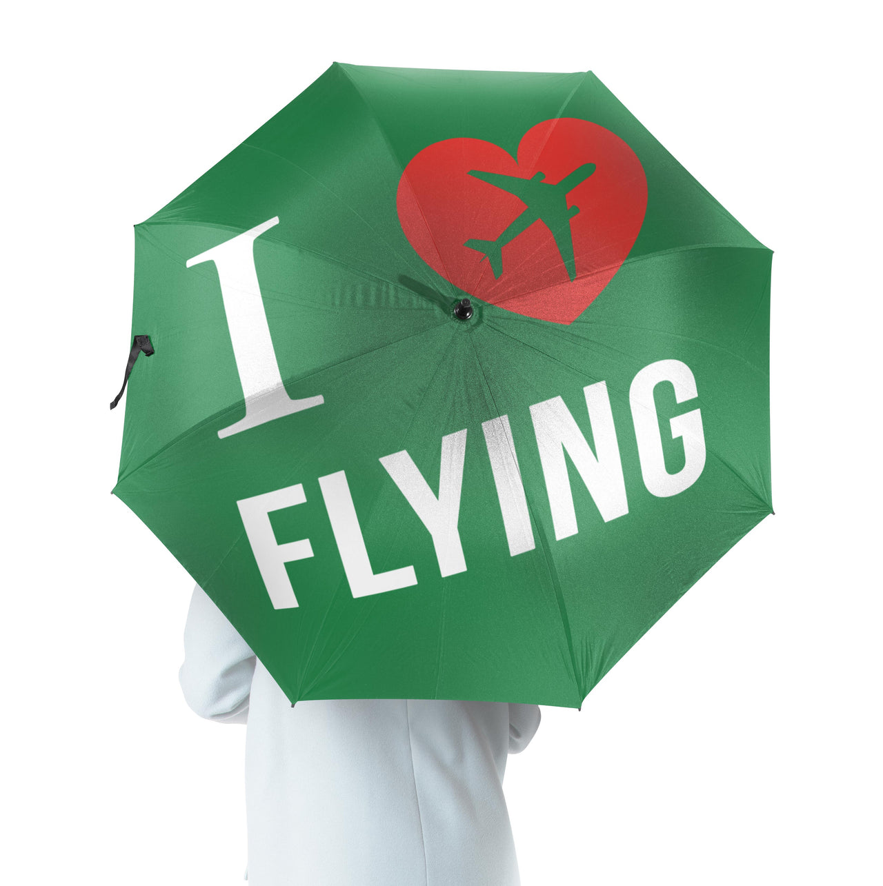 I Love Flying Designed Umbrella