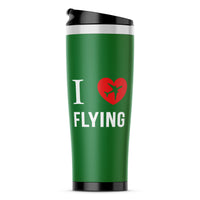 Thumbnail for I Love Flying Designed Travel Mugs