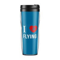 Thumbnail for I Love Flying Designed Travel Mugs
