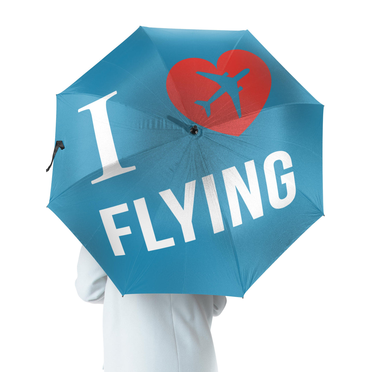 I Love Flying Designed Umbrella