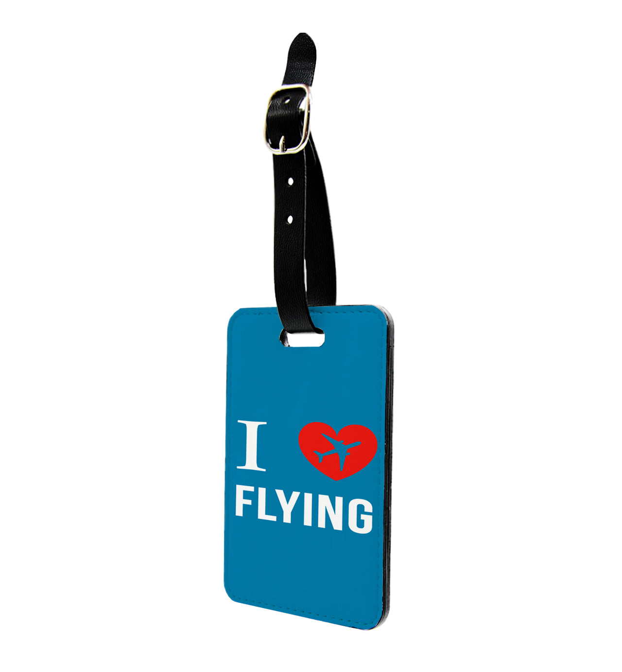 I Love Flying Designed Luggage Tag
