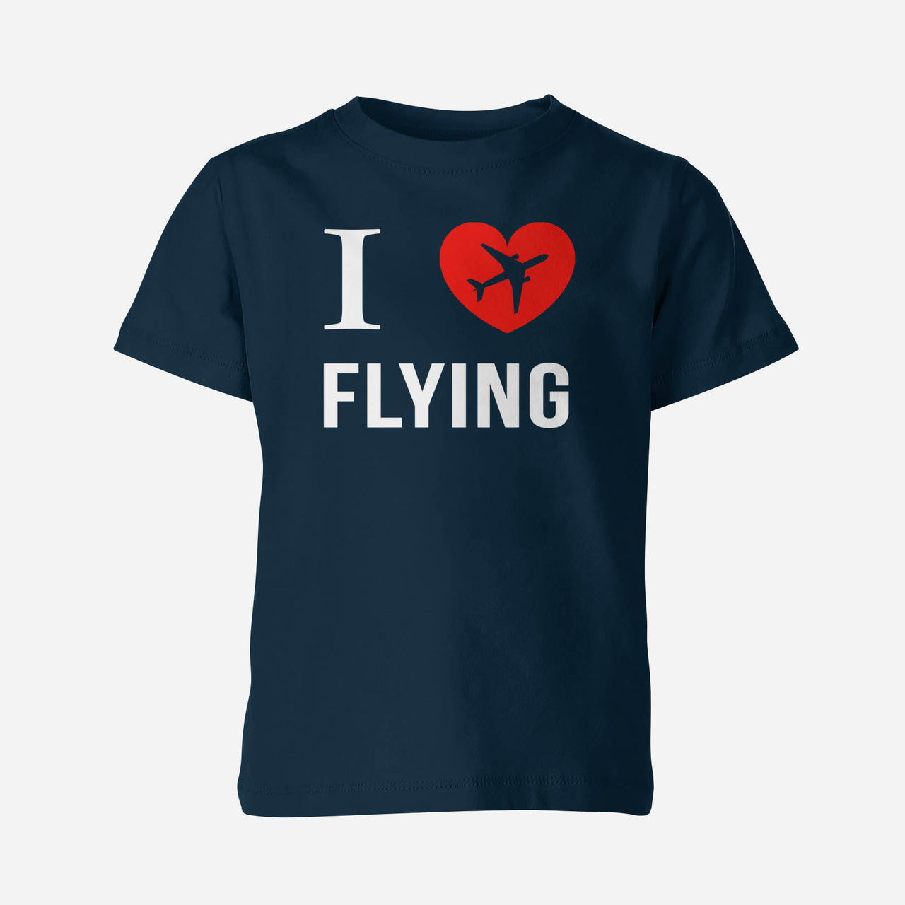 I Love Flying Designed Children T-Shirts