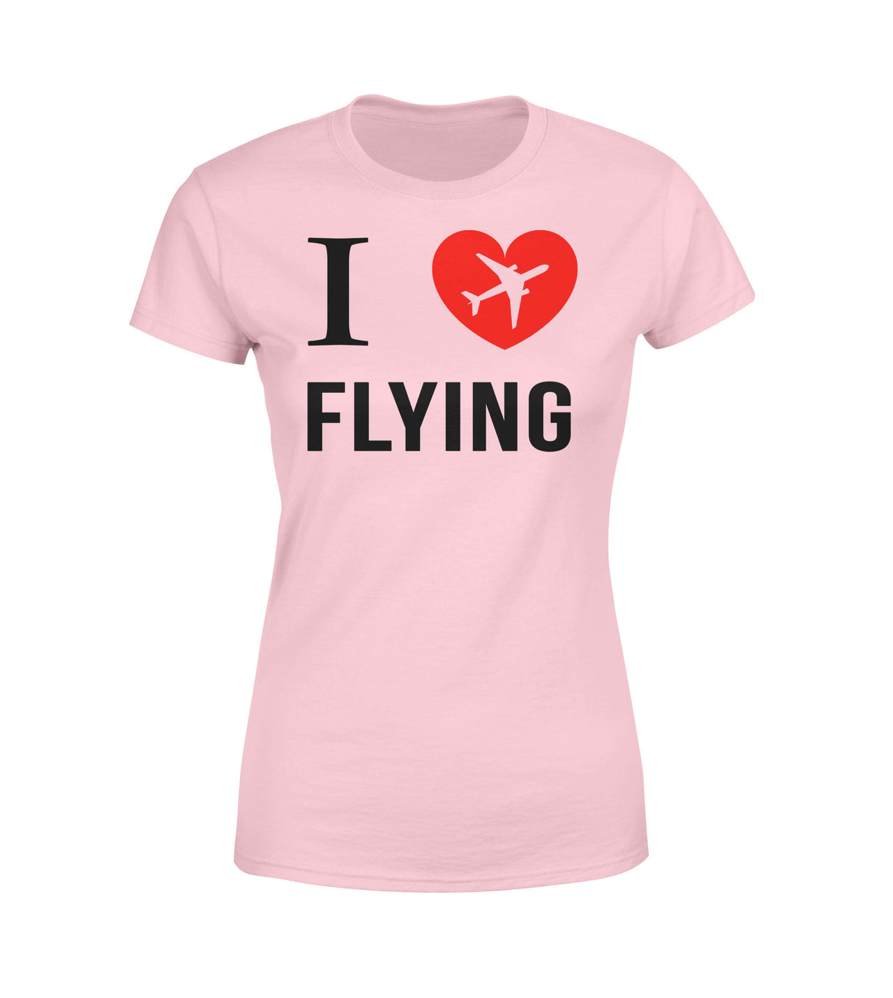 I Love Flying Designed Women T-Shirts