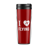 Thumbnail for I Love Flying Designed Travel Mugs