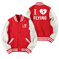 Thumbnail for I Love Flying Designed Baseball Style Jackets