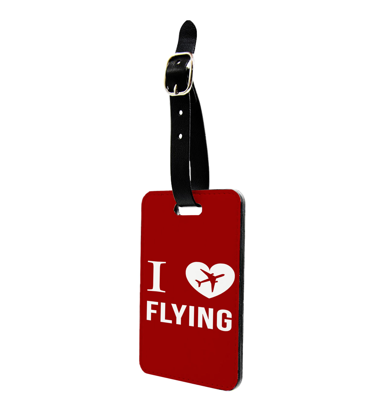 I Love Flying Designed Luggage Tag