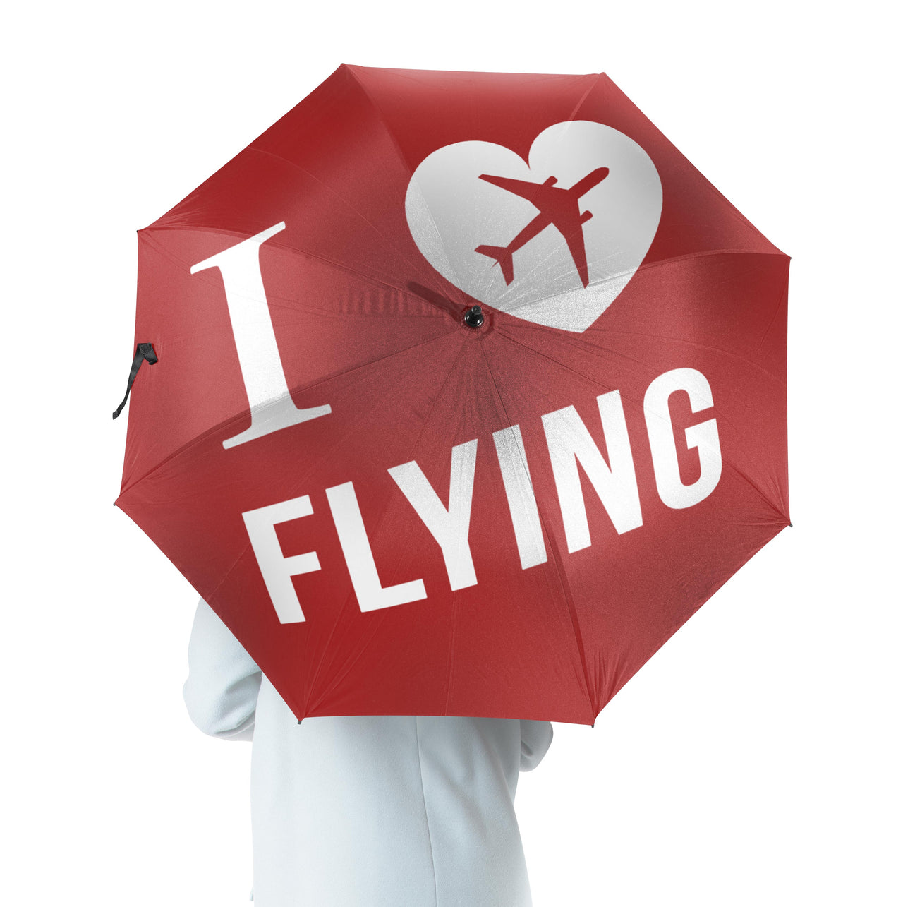I Love Flying Designed Umbrella